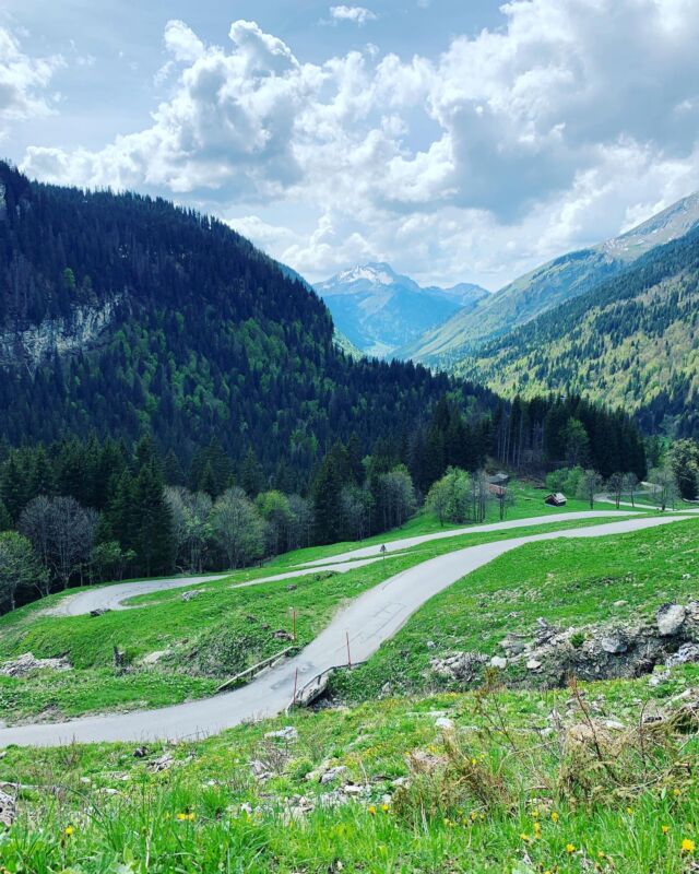 It’s road biking season again, spotted the kids swimming lake at Lac de Montriond getting a serious upgrade before summer on this afternoon’s ride.